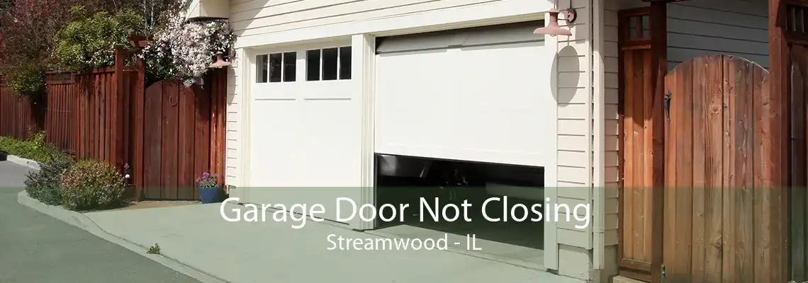 Garage Door Not Closing Streamwood - IL