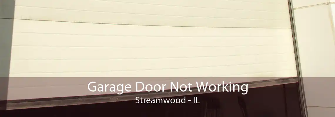 Garage Door Not Working Streamwood - IL